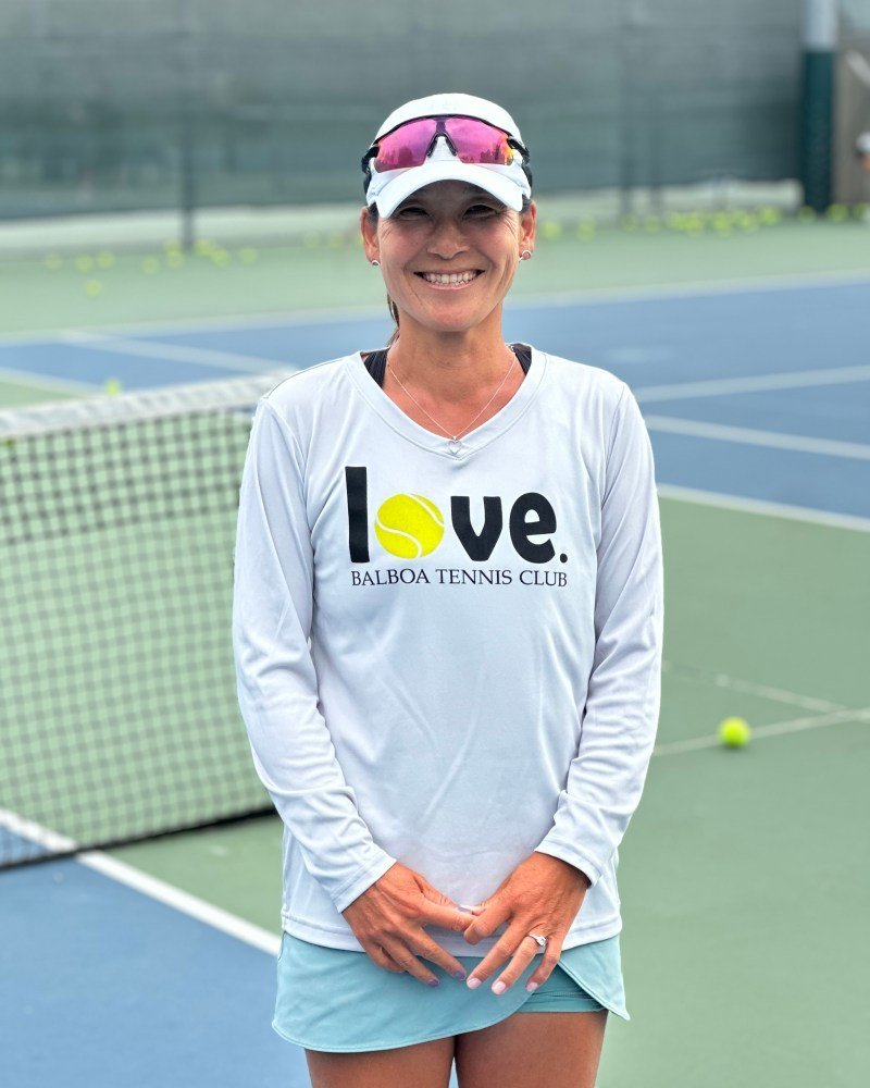 Portrait of Hiromi Sasano, Director of HJK Ventures, on court